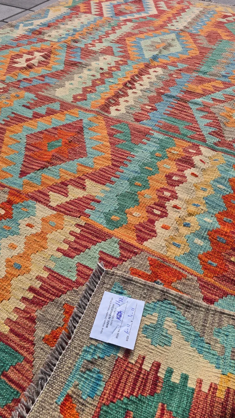 Colorful Area Rug 6.11×4.11 ft image indicator(7)