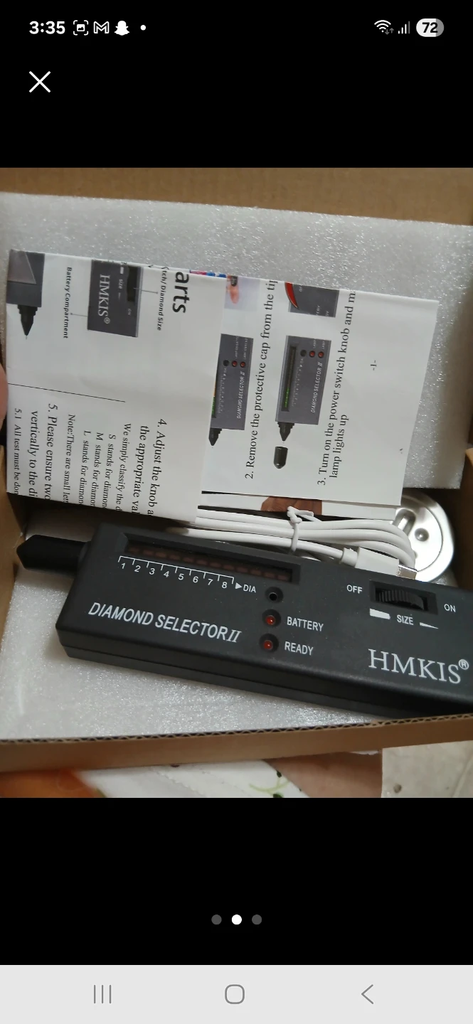 New Portable diamond tester.  Includes USB