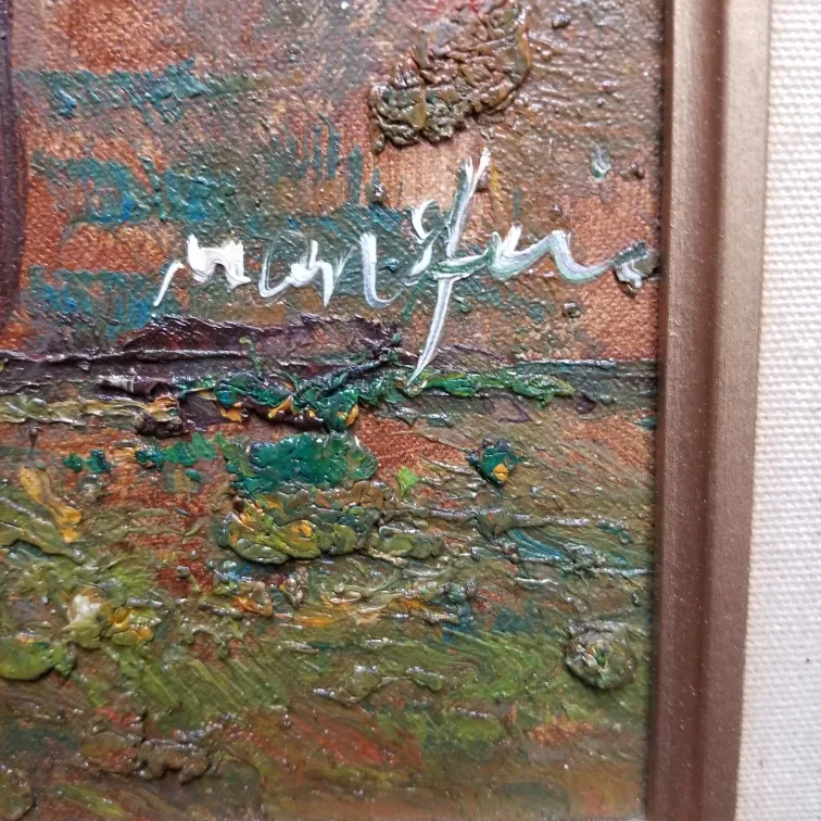 Vintage Floral Oil Painting image indicator(2)