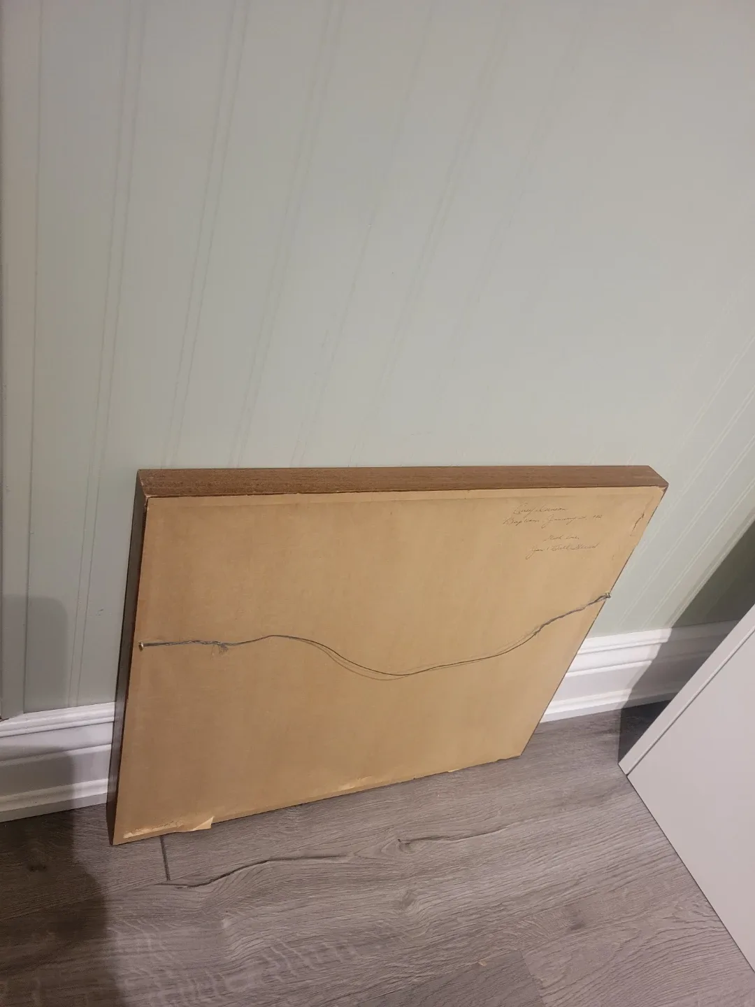 Crewel Embroidered Woodland Picture.Baby. nursery.art image indicator(2)