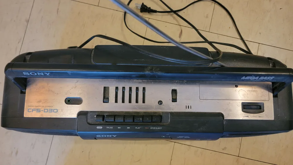 Sony Mega Bass CFS-D30 Boombox