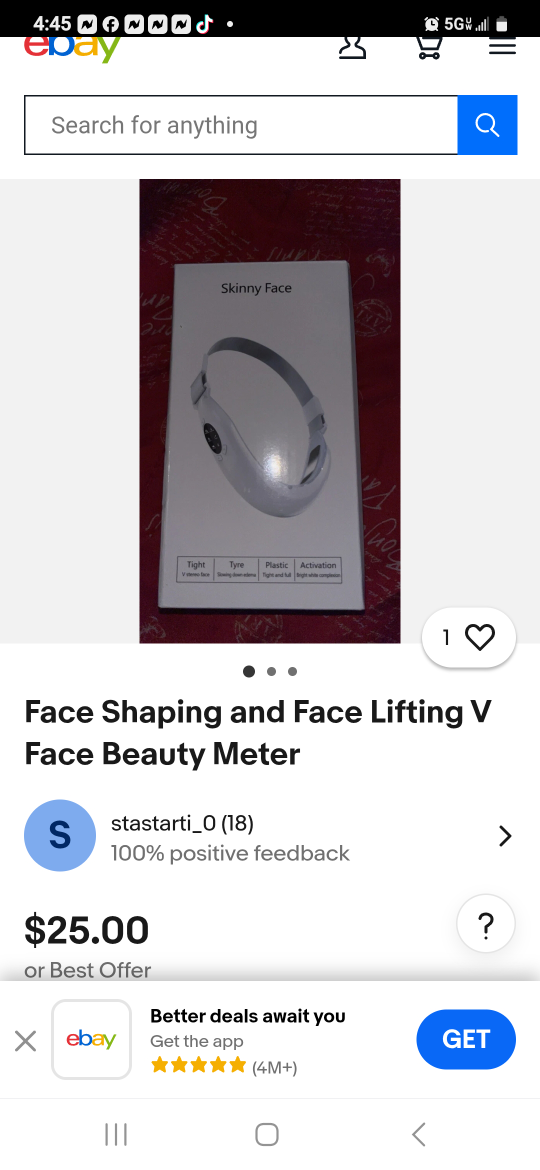 V Face Beauty Device - Chin Lifting Belt - photo 2