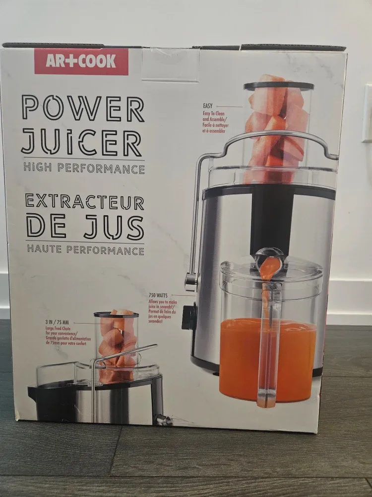 *MUST SELL BY TOMORROW* AR+COOK Power Juicer - High Performance image indicator(4)