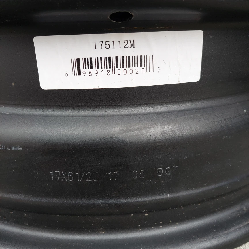 17X6 1/2 - Four Steel Wheel Rims 5x112 - winter - photo 2