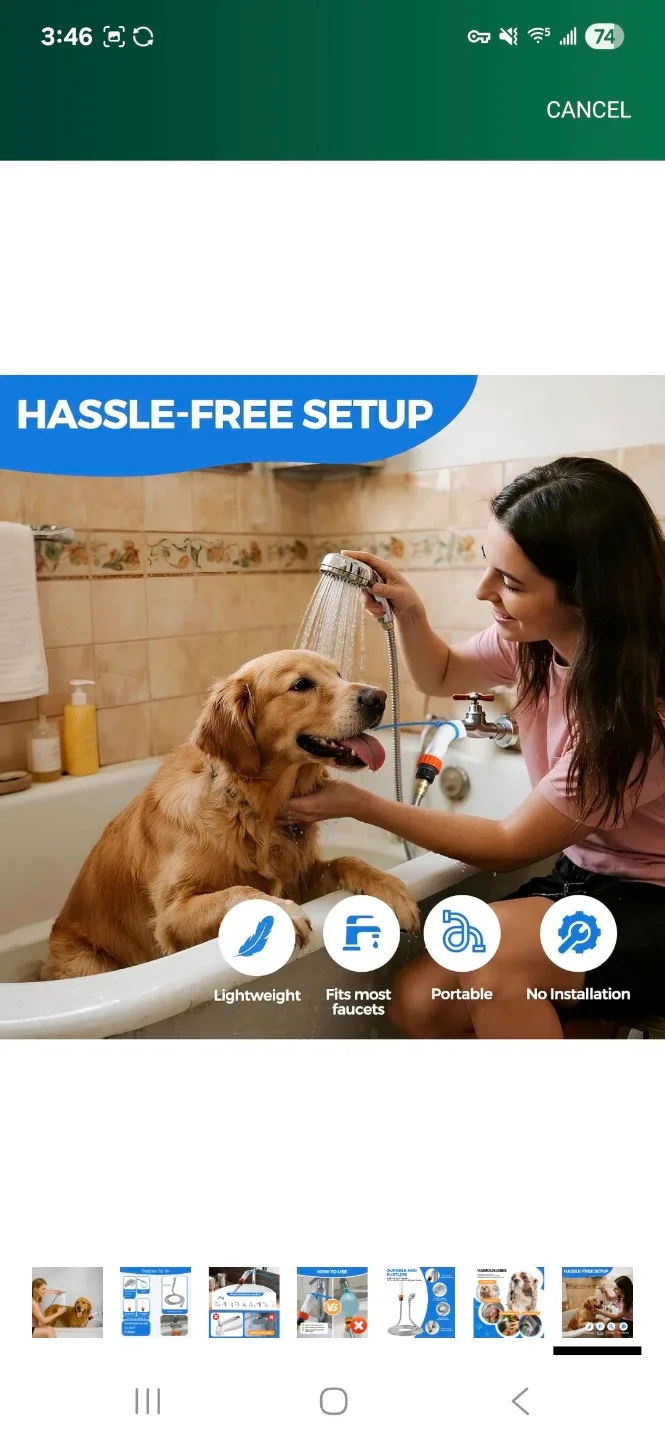 Faucet Hoses:Quick Connection，No Need Tools,Sink Hose image indicator(6)