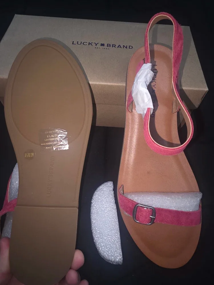 Lucky Brand Adymaris Sandals - Size 8.5M - SB Red image indicator(2)