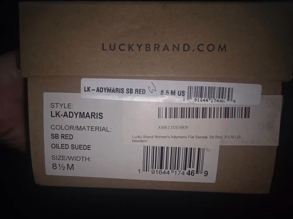 Lucky Brand Adymaris Sandals - Size 8.5M - SB Red image indicator(3)