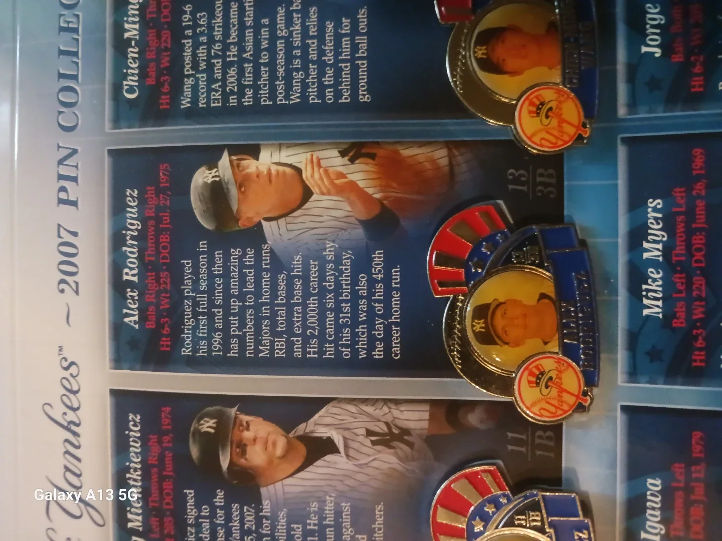 New York Yankees 2007 Pin Collection image indicator(6)