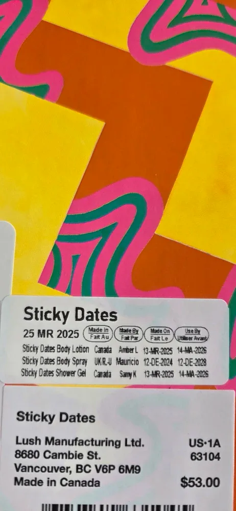 Lush Sticky Dates Body Care Set image indicator(3)