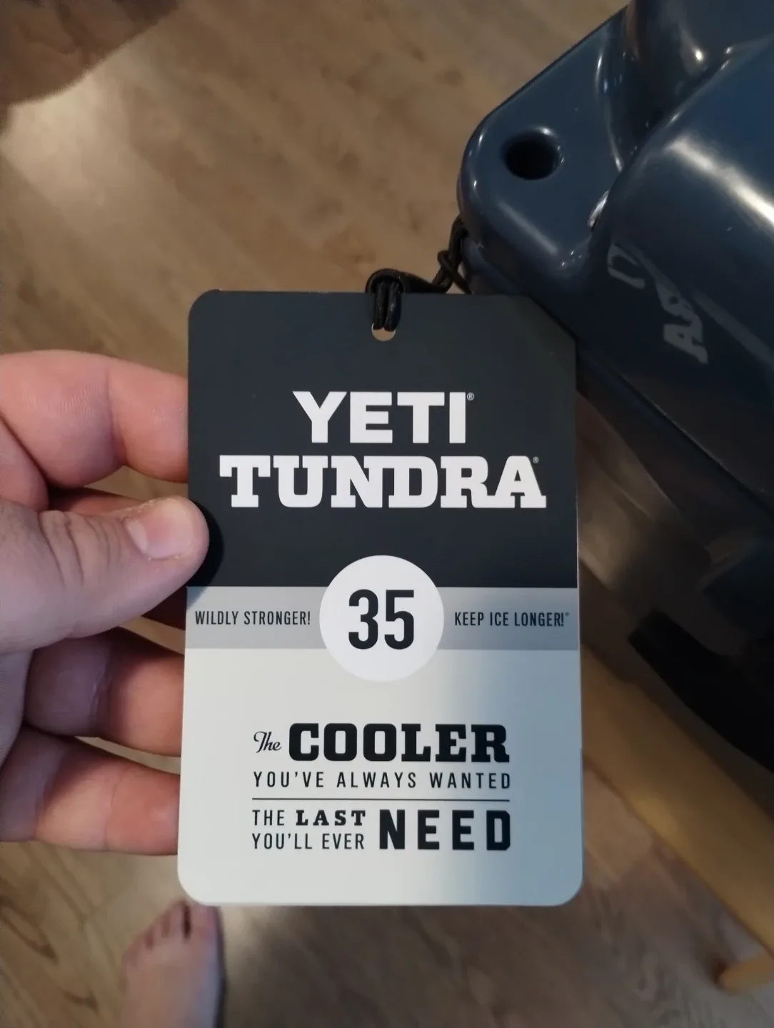 Yeti Tundra 35 Hard Cooler - Navy brand new image indicator(10)