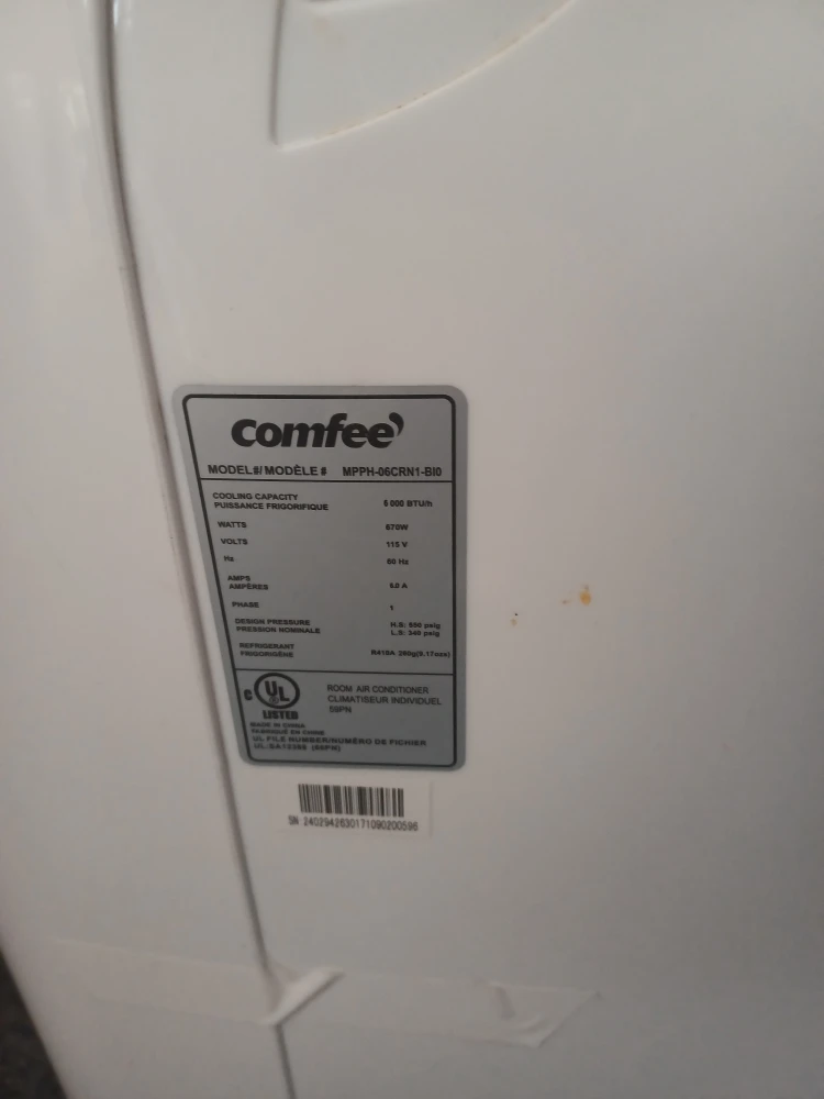 Comfee portable air conditioner - photo 2