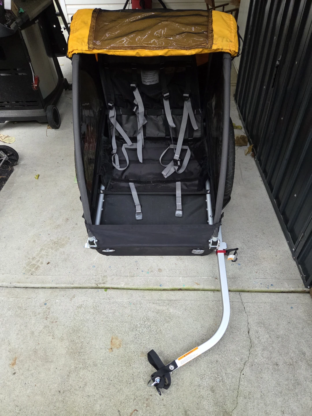 Burley Bee Bike Trailer - Yellow/Black