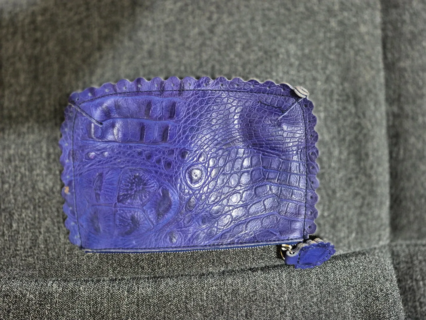 Furla Leather Long Wallet with Zipper