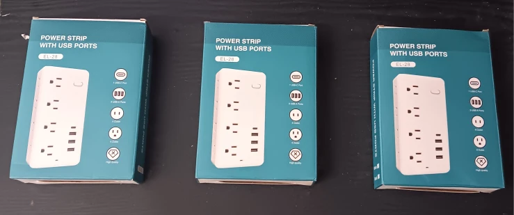 10ft EL-28 Power Strip W/USB Ports (EACH) - photo 2