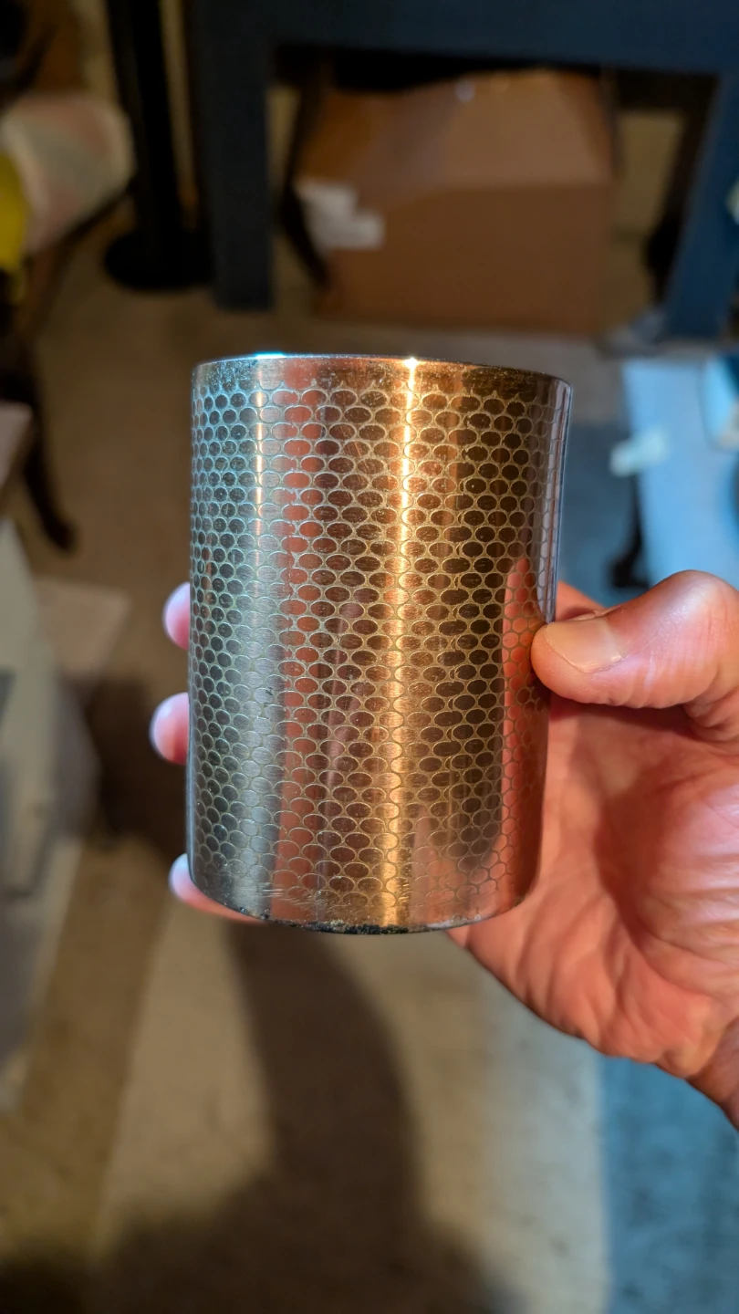 Metal Cup with Gold Pattern - photo 2
