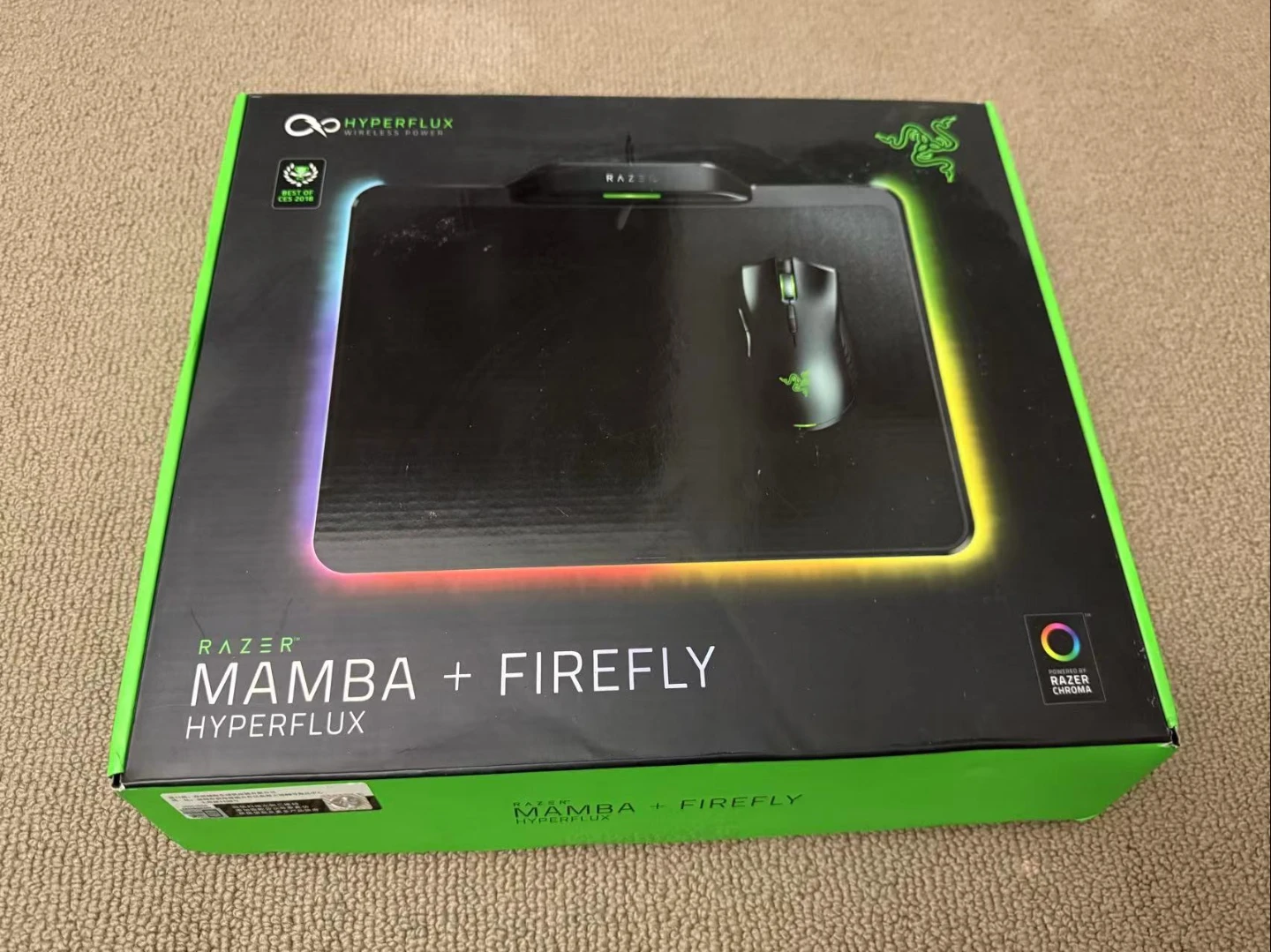 Razer Mamba + Firefly Hyperflux Mouse Pad & Mouse