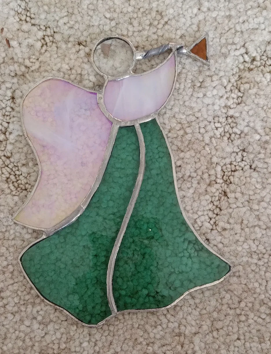 Stained Glass Christmas Ornaments - (suncatcher) - 5 pcs image indicator(5)