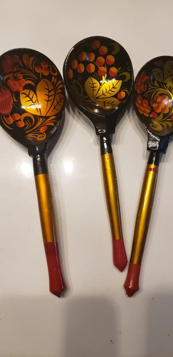 Hand Painted Russian Spoons image indicator(4)