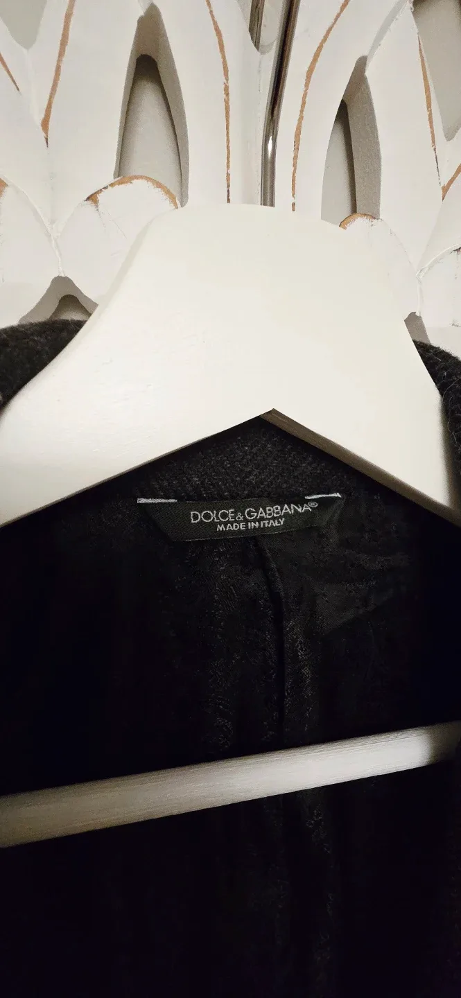 Dolce & Gabbana Black Embroidered Blazer image indicator(4)