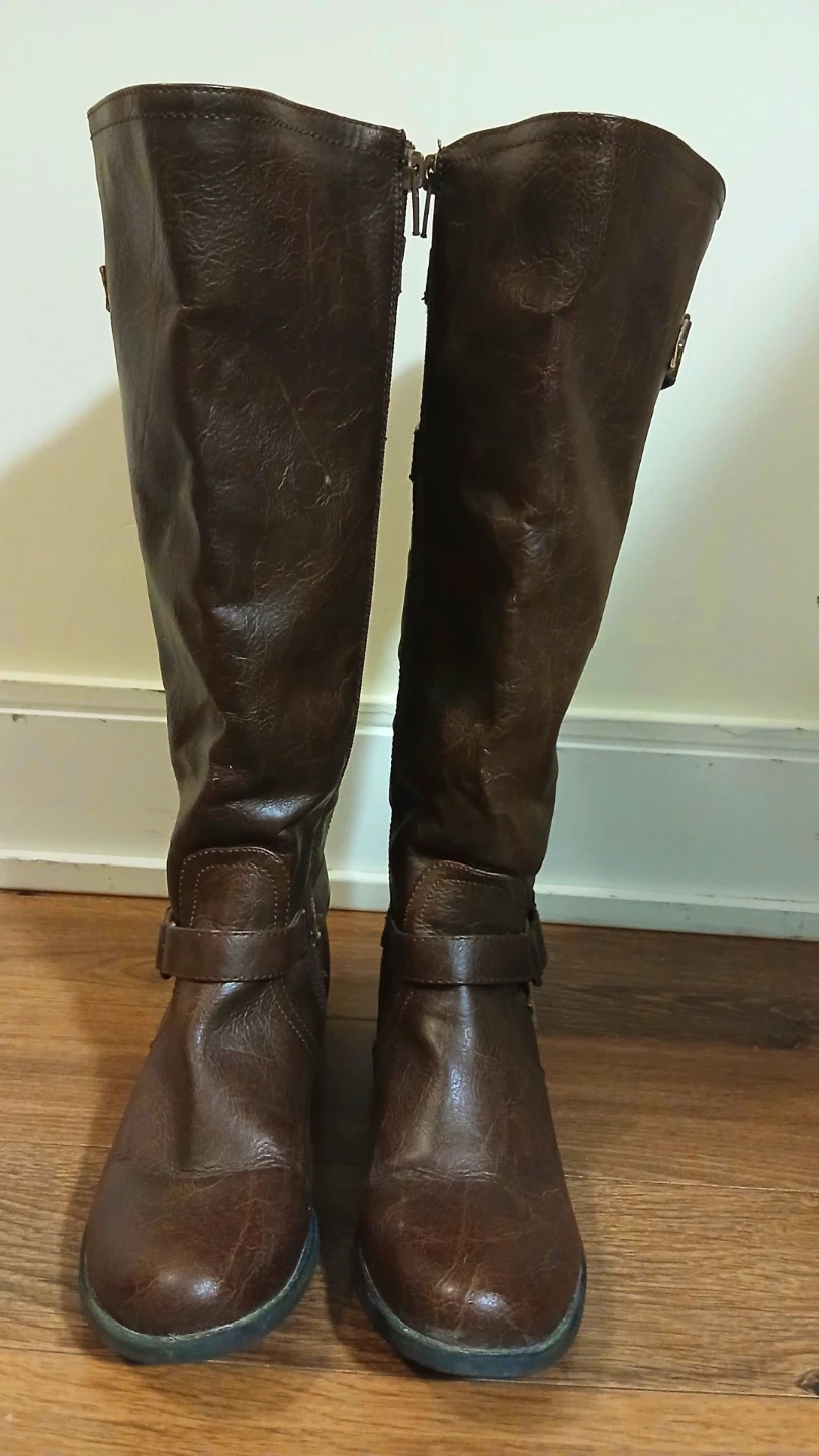 Brown Knee-High Boots - photo 5