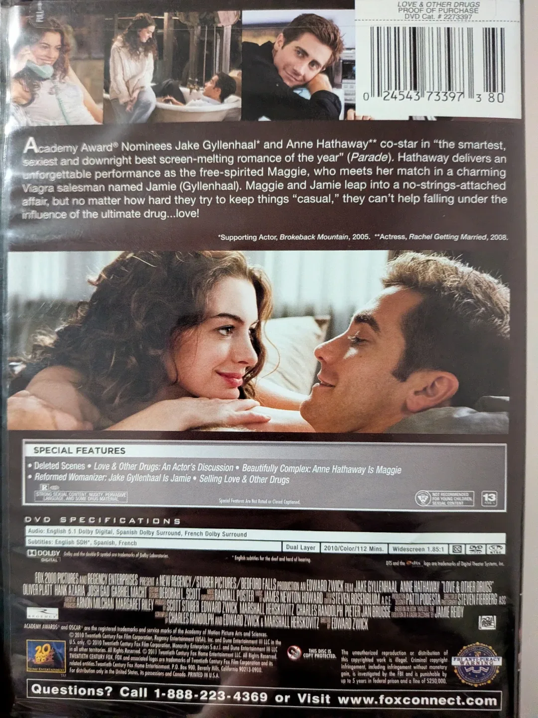 Love & Other Drugs DVD - New, Sealed image indicator(3)
