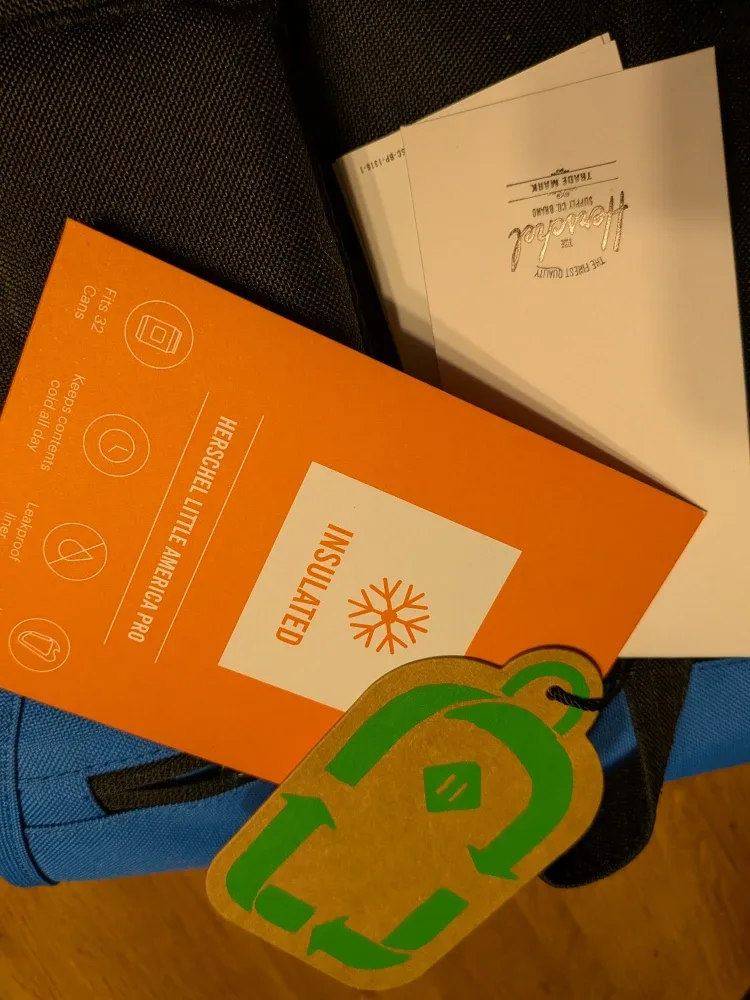 Herschel Insulated "Little America" Backpack new w tags image indicator(9)