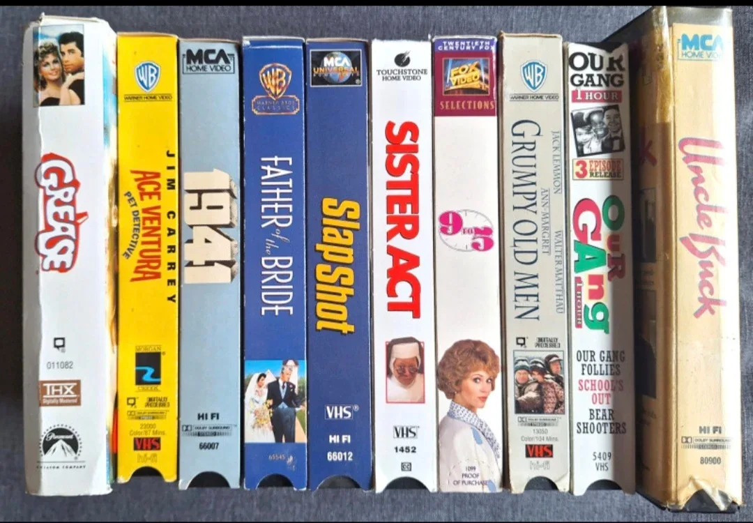 VHS Tapes: Star Wars, Grease, Jurassic Park & More! image indicator(2)