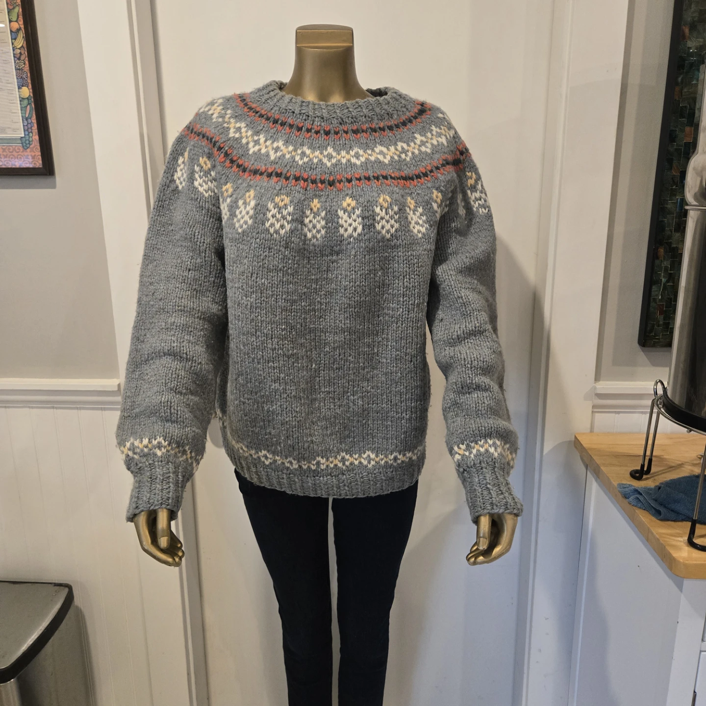 Vintage Shetland  Wool Sweater ,The North Islander Women’s XL