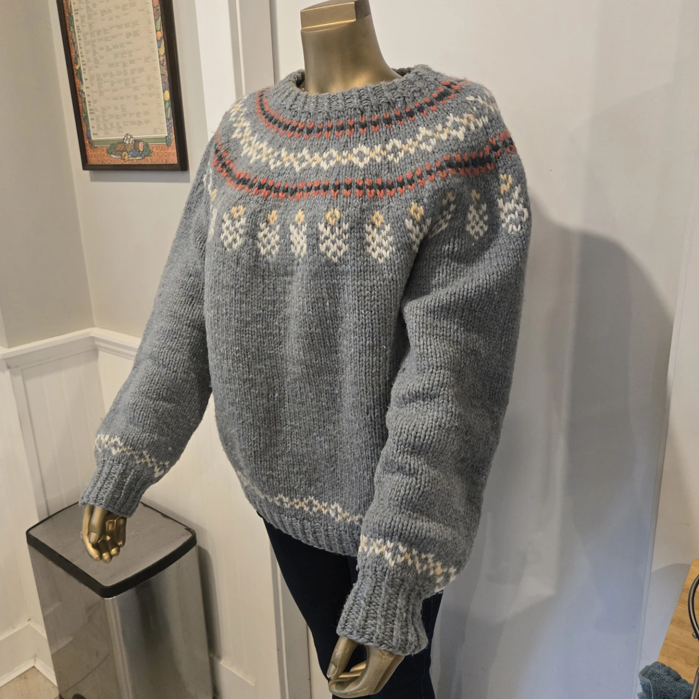 Vintage Shetland  Wool Sweater ,The North Islander Women’s XL - photo 3
