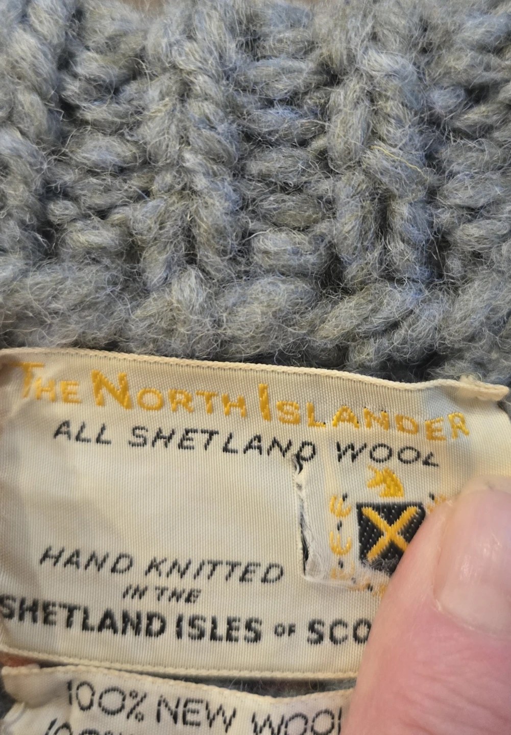 Vintage Shetland  Wool Sweater ,The North Islander Women’s XL - photo 4