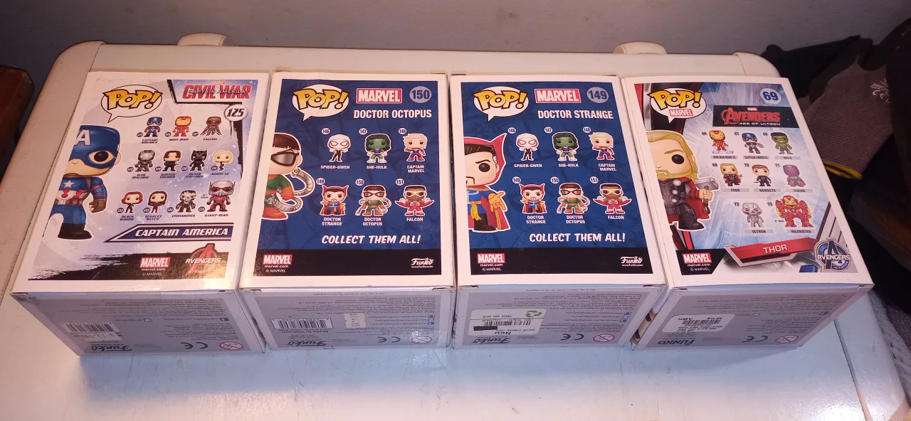 Marvel Pops figures unopened collectibles image indicator(3)