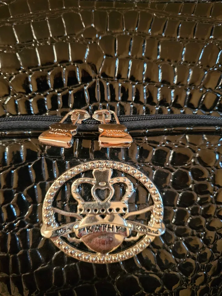 Kathy Van Zeeland Black Tote Bag image indicator(2)