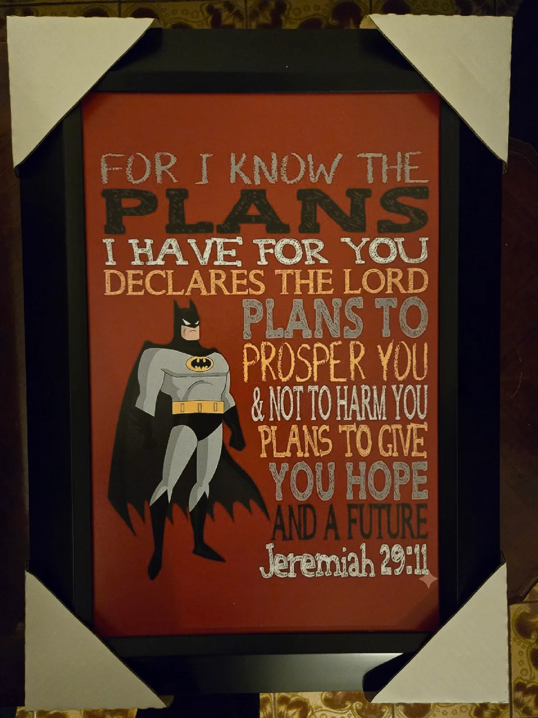 21x16 textured wall art Bible verse quotes