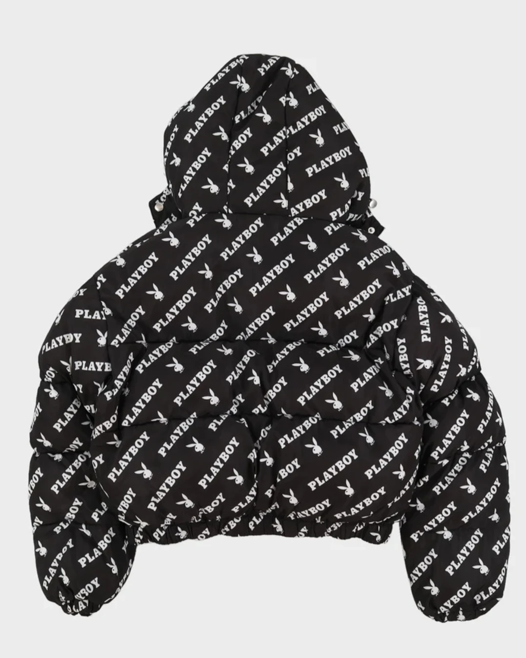 Playboy Puffer Jacket - Black & White - photo 2