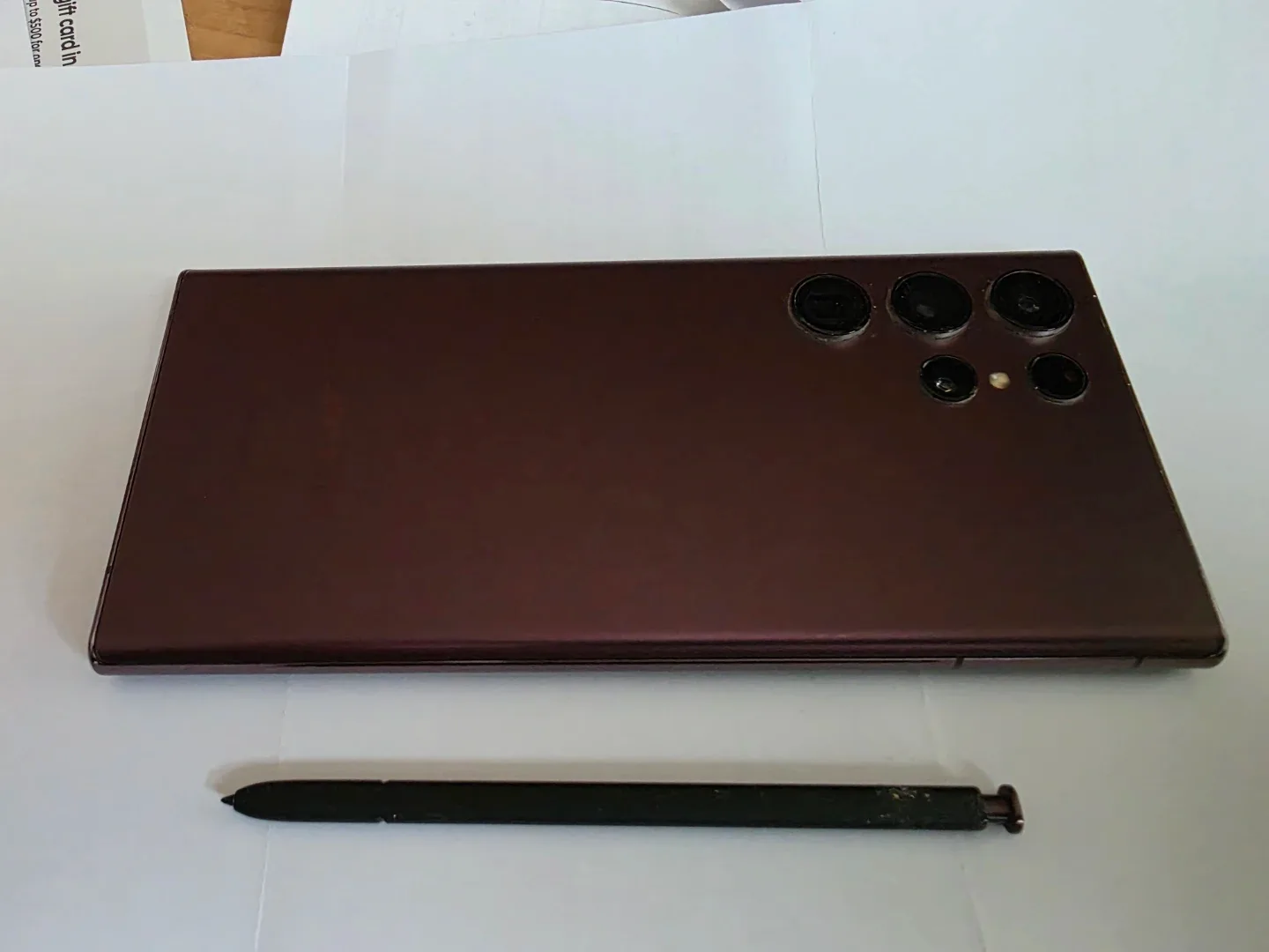 Samsung Galaxy S22 Ultra 512gb - Burgundy image indicator(4)