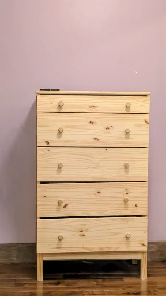 Wooden 6-Drawer Dresser