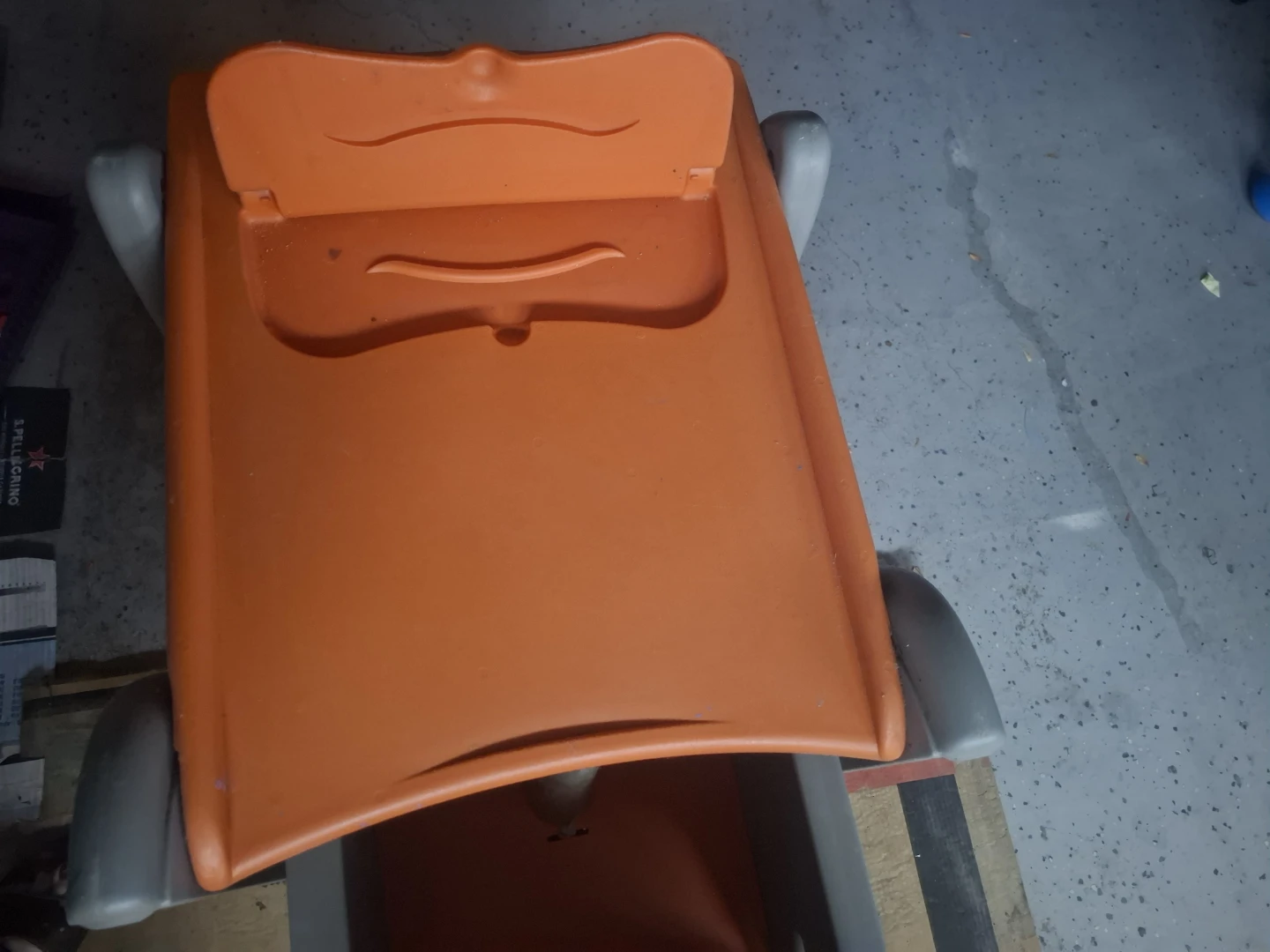 Orange & Grey Child's Booster Seat