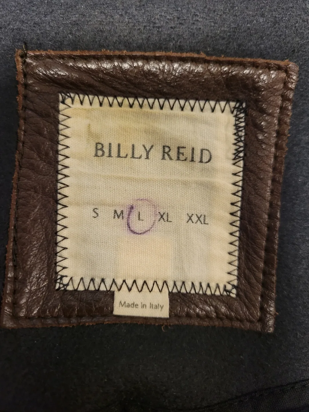 Billy Reid Black Wool Blend Peacoat - Size L image indicator(4)