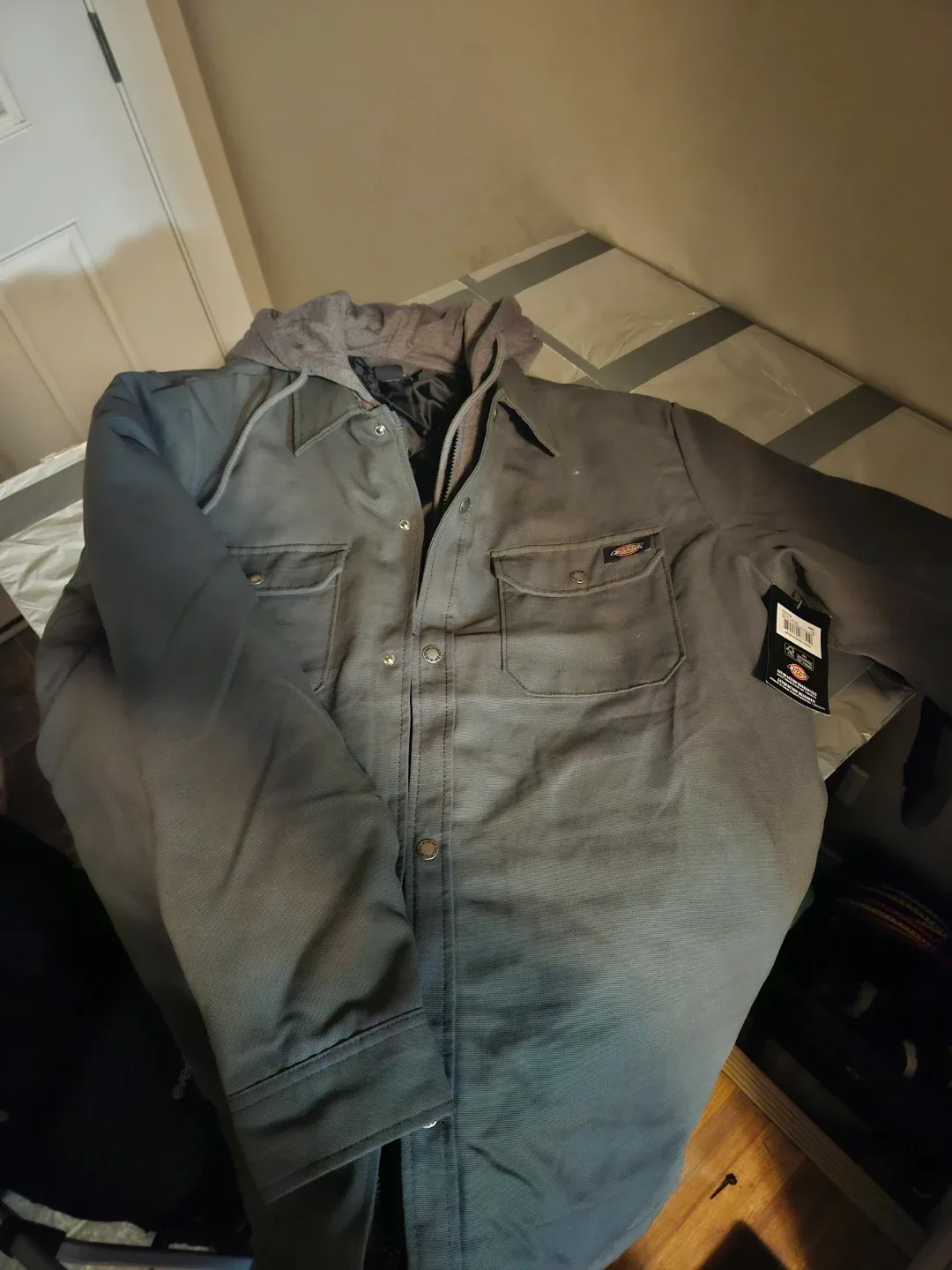 Dickies Hooded Jacket - Grey xl image indicator(2)