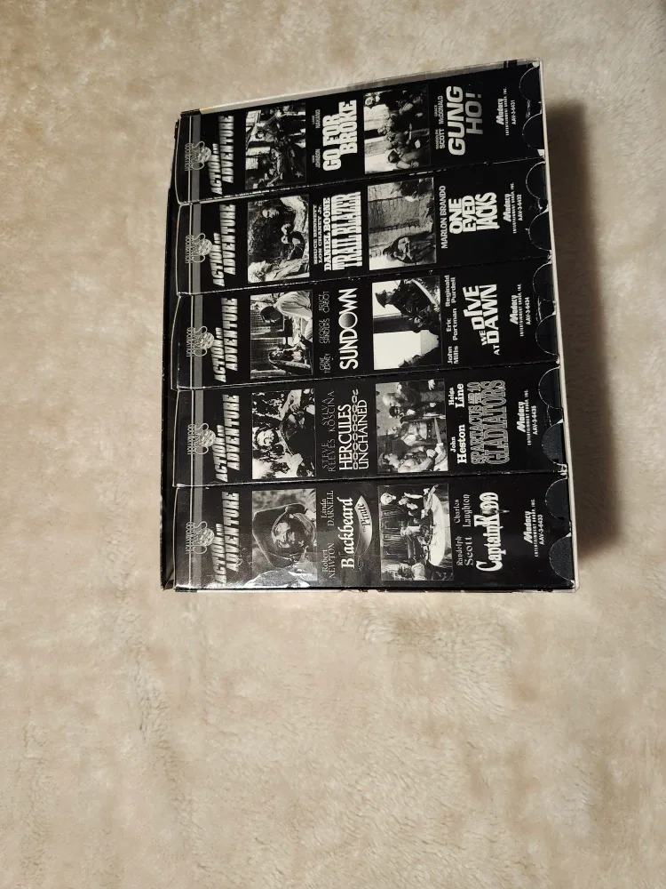 Action and Adventure: 10 Hollywood Classics VHS