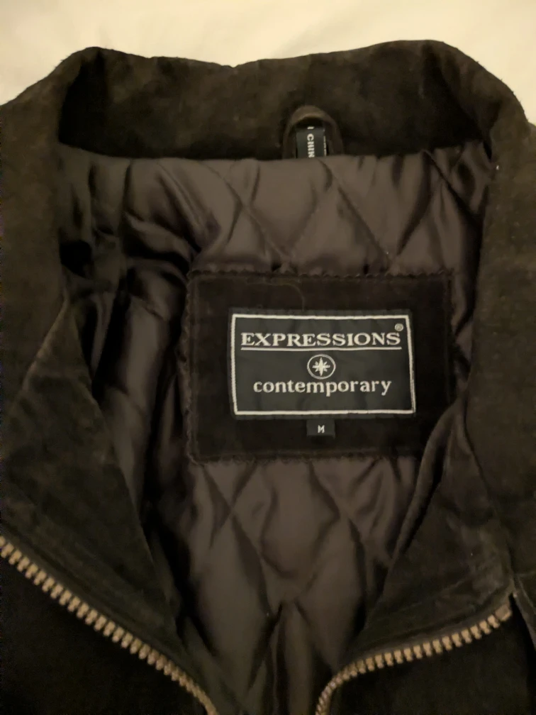 Expressions Contemporary Brown Suede Jacket - Size M - photo 3