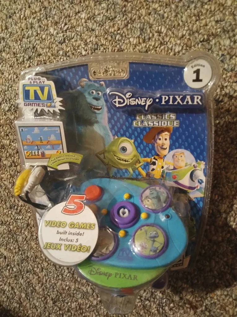 Disney Pixar Classics Plug & Play TV Game - New!