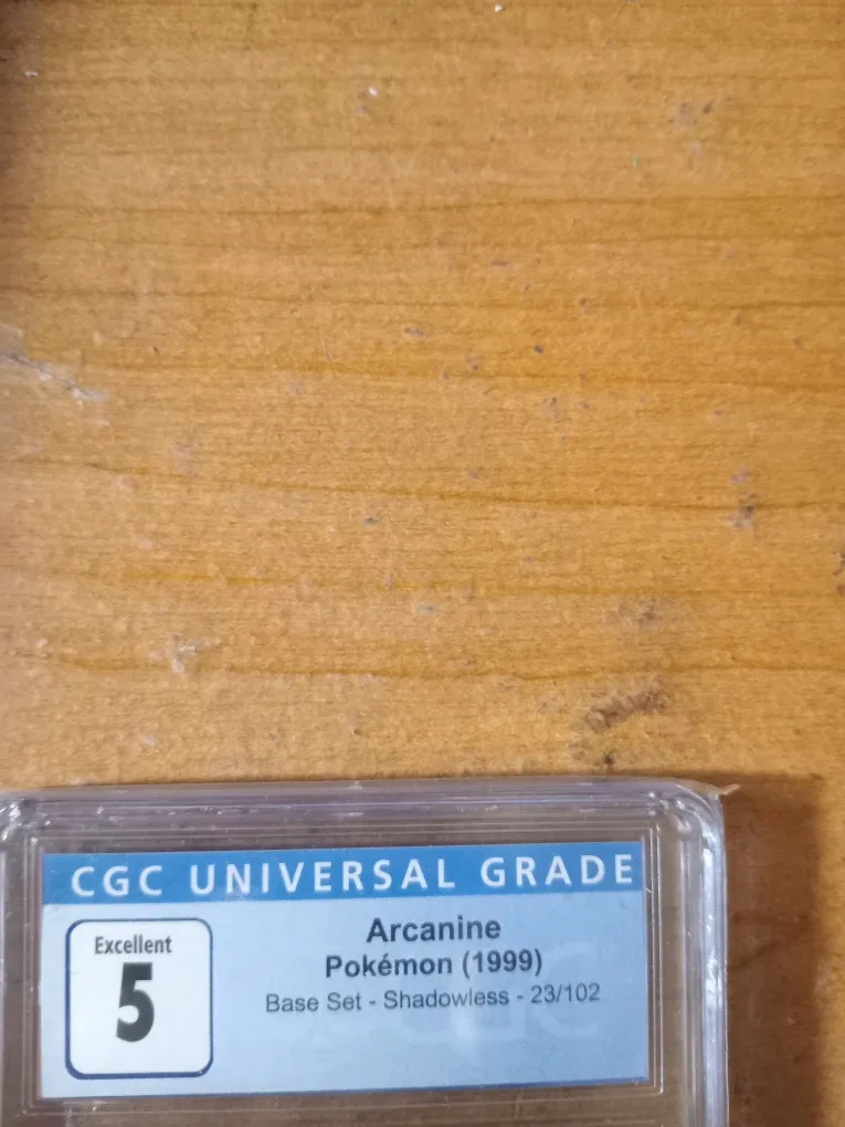 CGC ARCANINE POKEMON 1999 BASE SET SHADOWLESS 23/102 image indicator(6)
