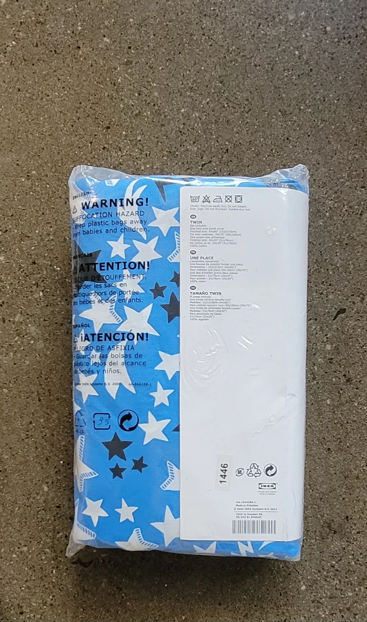New IKEA SOLBRUD Twin Duvet Cover Set - photo 2