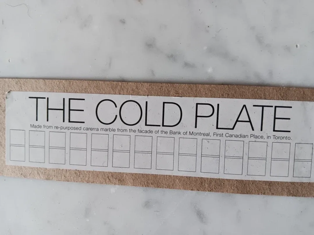 The Cold Plate - Carrara Marble Serving Plate image indicator(2)