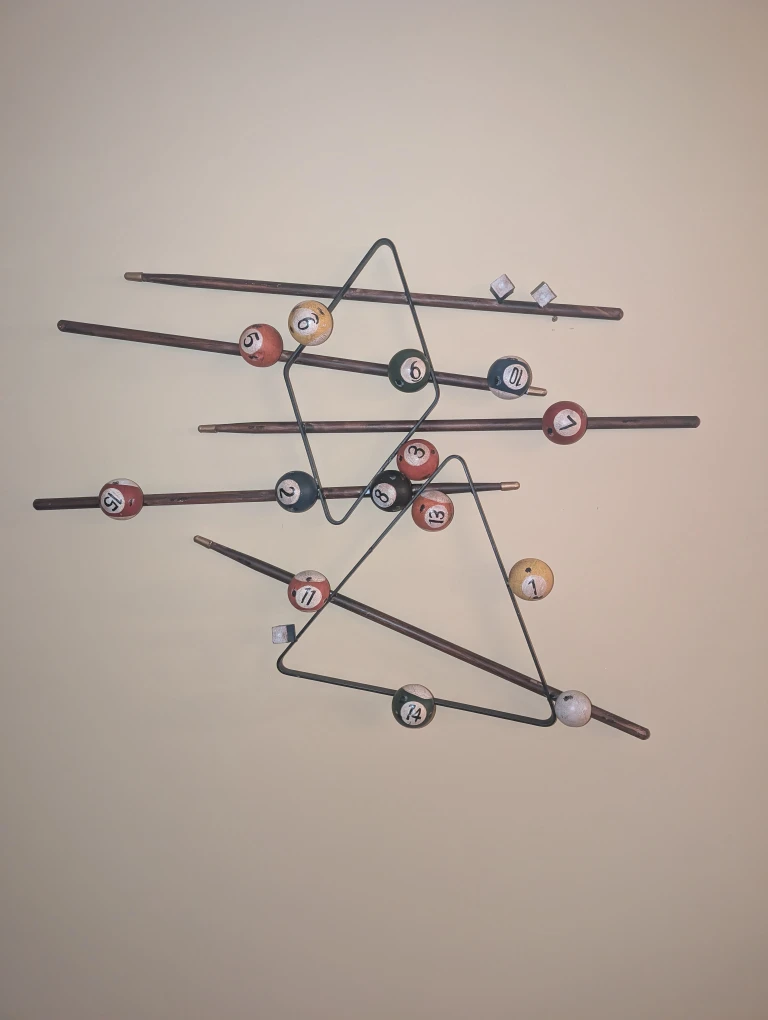 Unique Pool Ball Wall Art