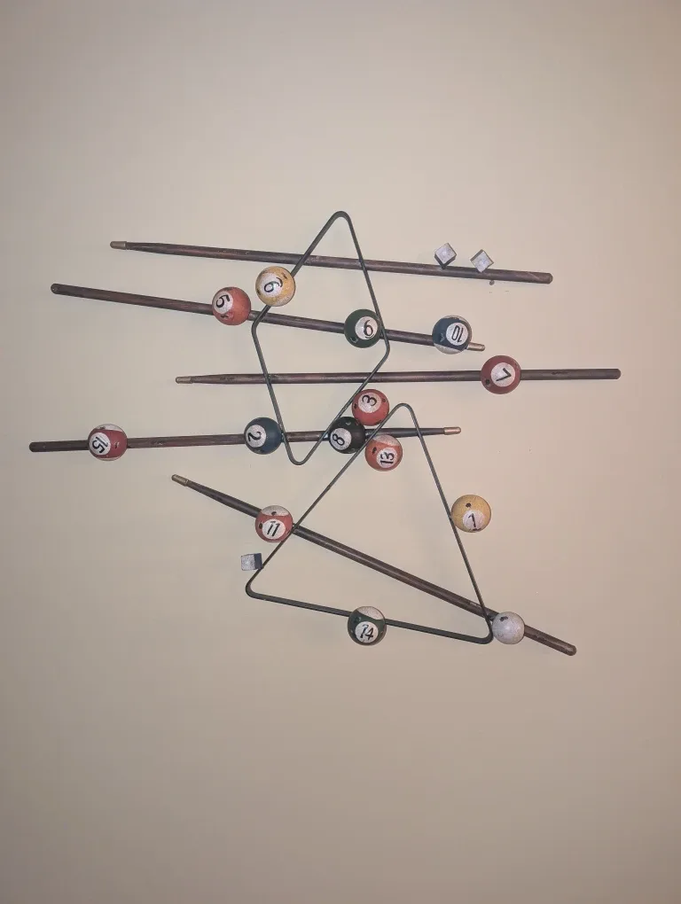 Unique Pool Ball Wall Art