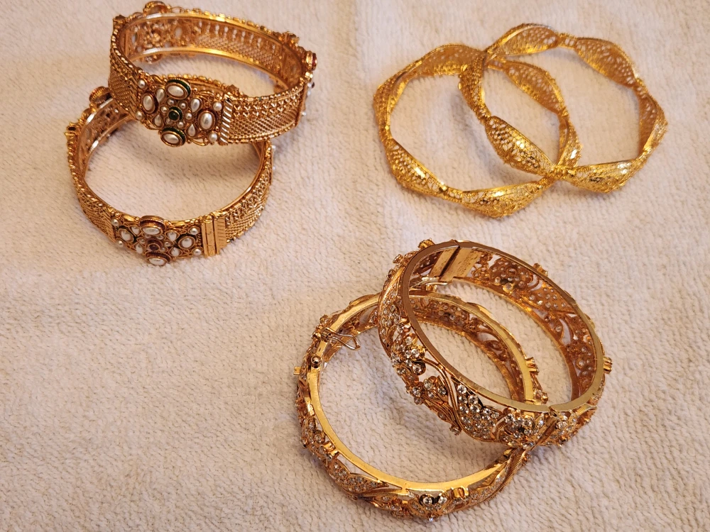 Gold Plated Bangles