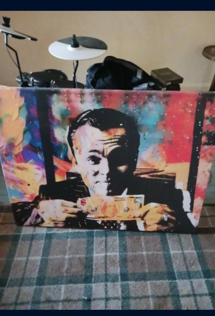 Leonardo DiCaprio wolf of wall street canvas