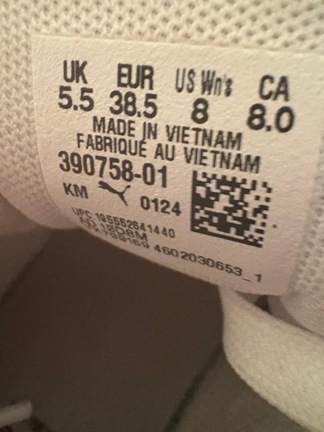 Puma White Sneakers - Women's Size 8 image indicator(3)